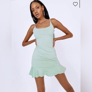 Sage Kiribati Princess Polly Mini Dress